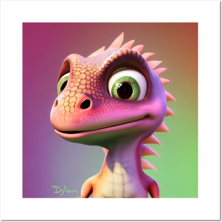 Baby Dinosaur Dino Bambino - Dylan Posters and Art